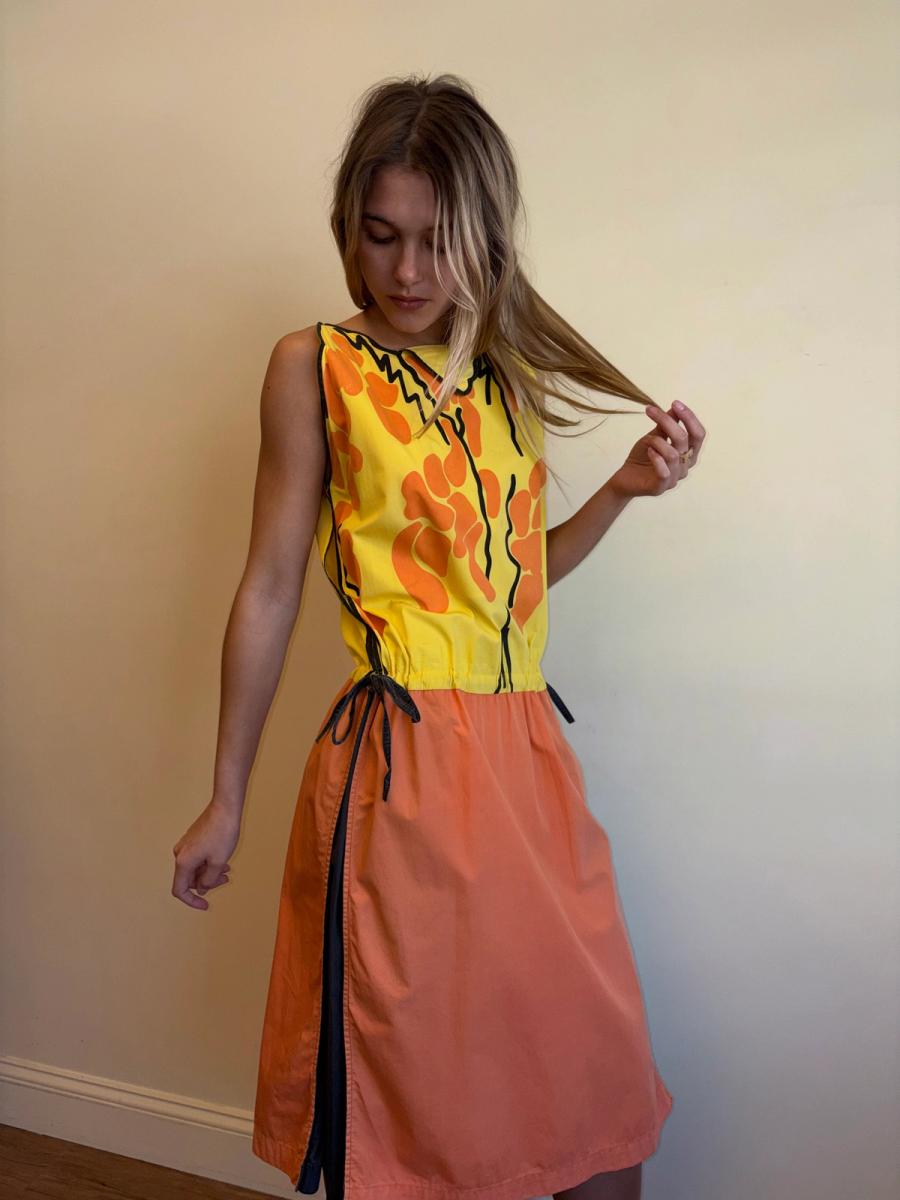 80s Castelbajac Hand-Painted Dress product image