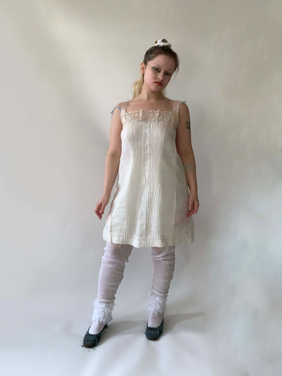 French Two Piece Edwardian Trousseau Lingerie Set product image