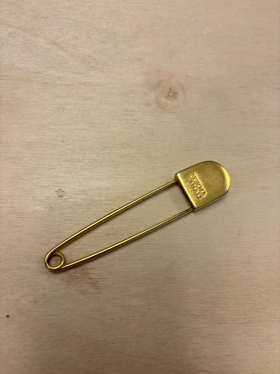 Vintage Norma Kamali Oversized Safety Pin product image