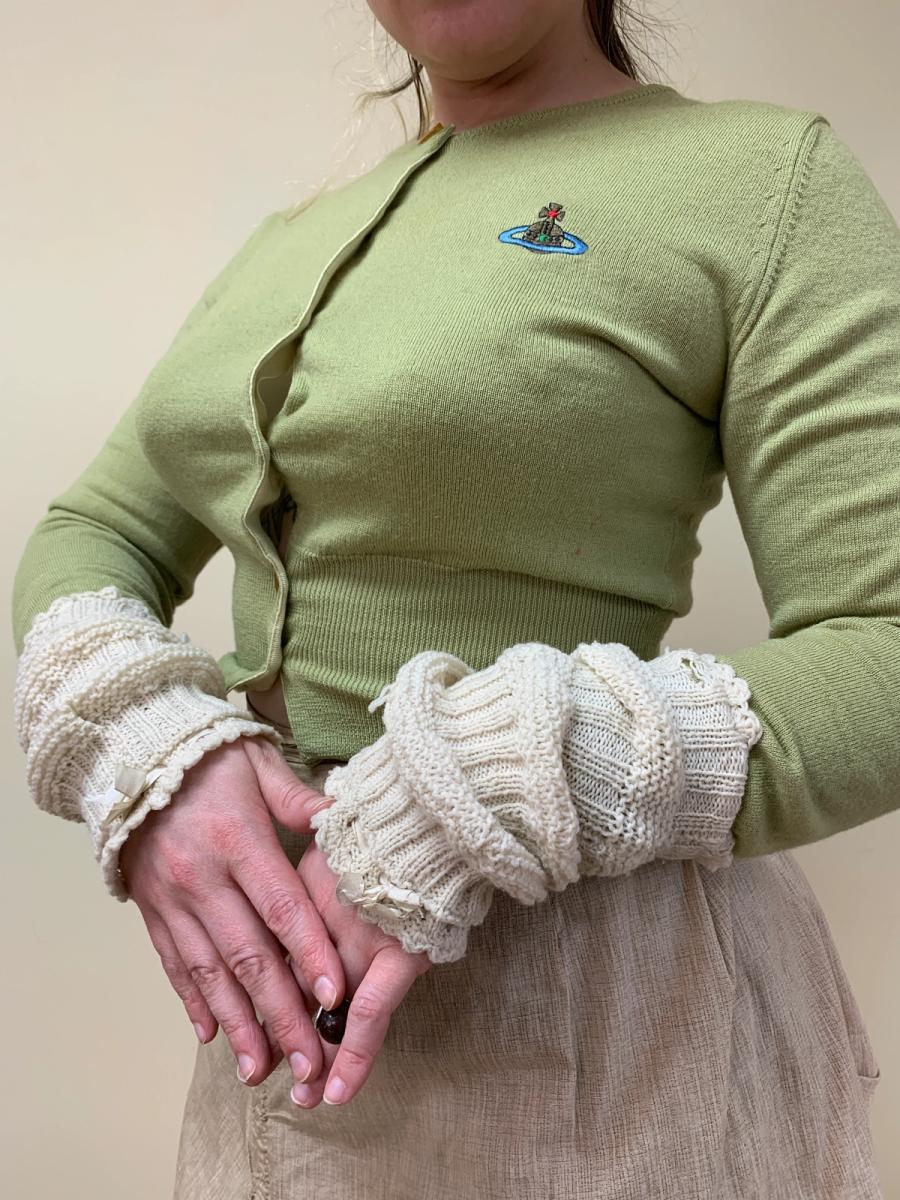 Victorian Knit Arm Warmers product image