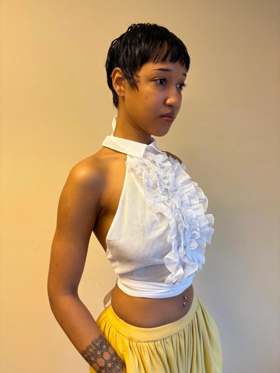 Chantal Thomass Mesh Ruffled Dickie product image