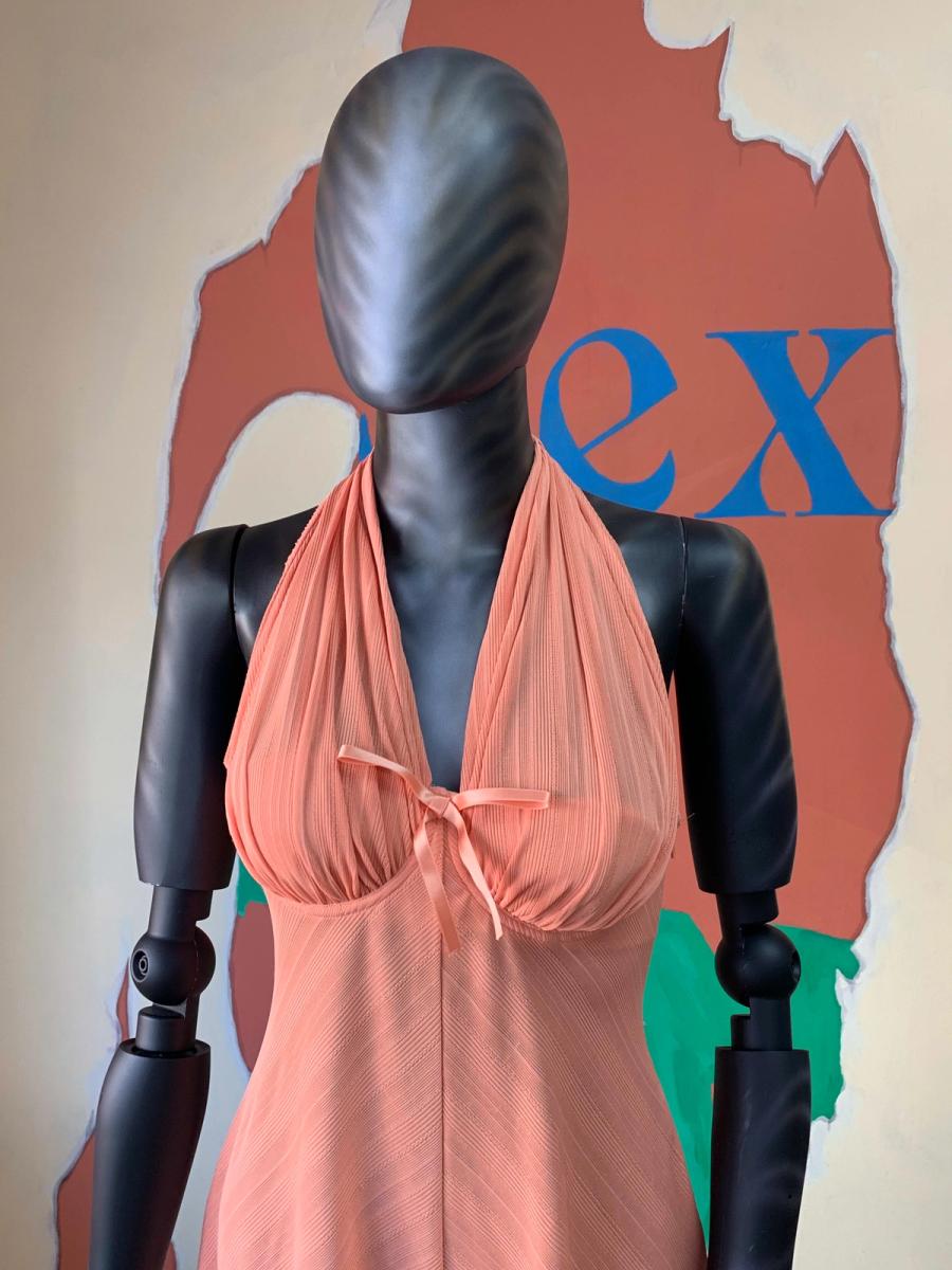 90s Chantal Thomass Peach Romper  product image