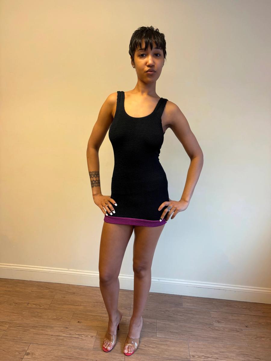 80s Liza Bruce Navy & Fuchsia Set  product image