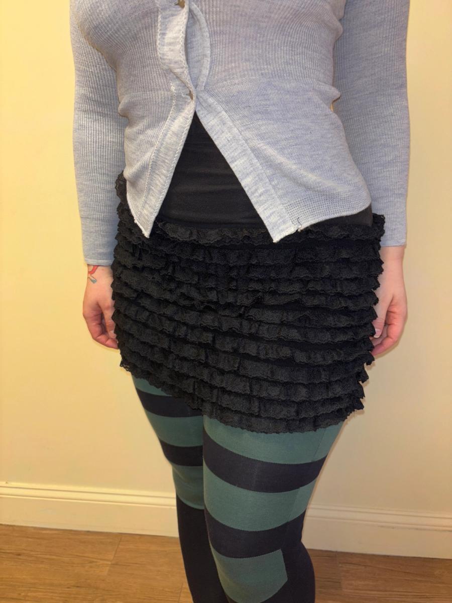 80s Chantal Thomass 'Suite' Ruffled Miniskirt product image