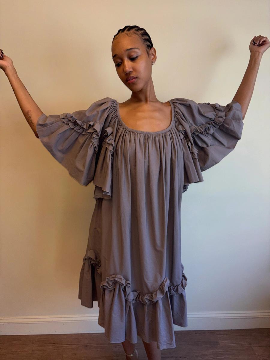 Vintage Chantal Thomass Ruffle Trapeze Dress product image