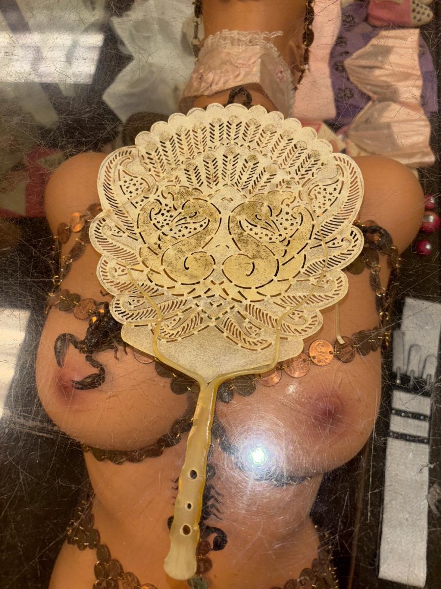 Antique Indonesian Peacock Fan  product image