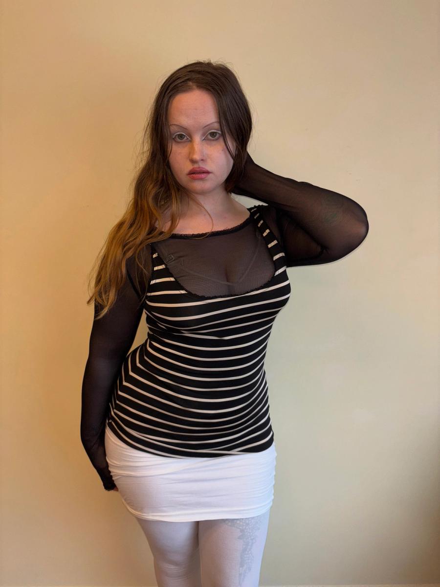 Chantal Thomass Striped 2 Layer Top  product image
