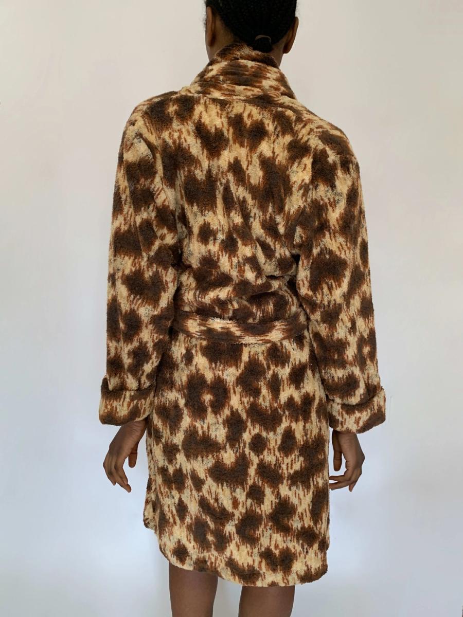 Vintage Vivienne Westwood Leopard Terrycloth Robe product image