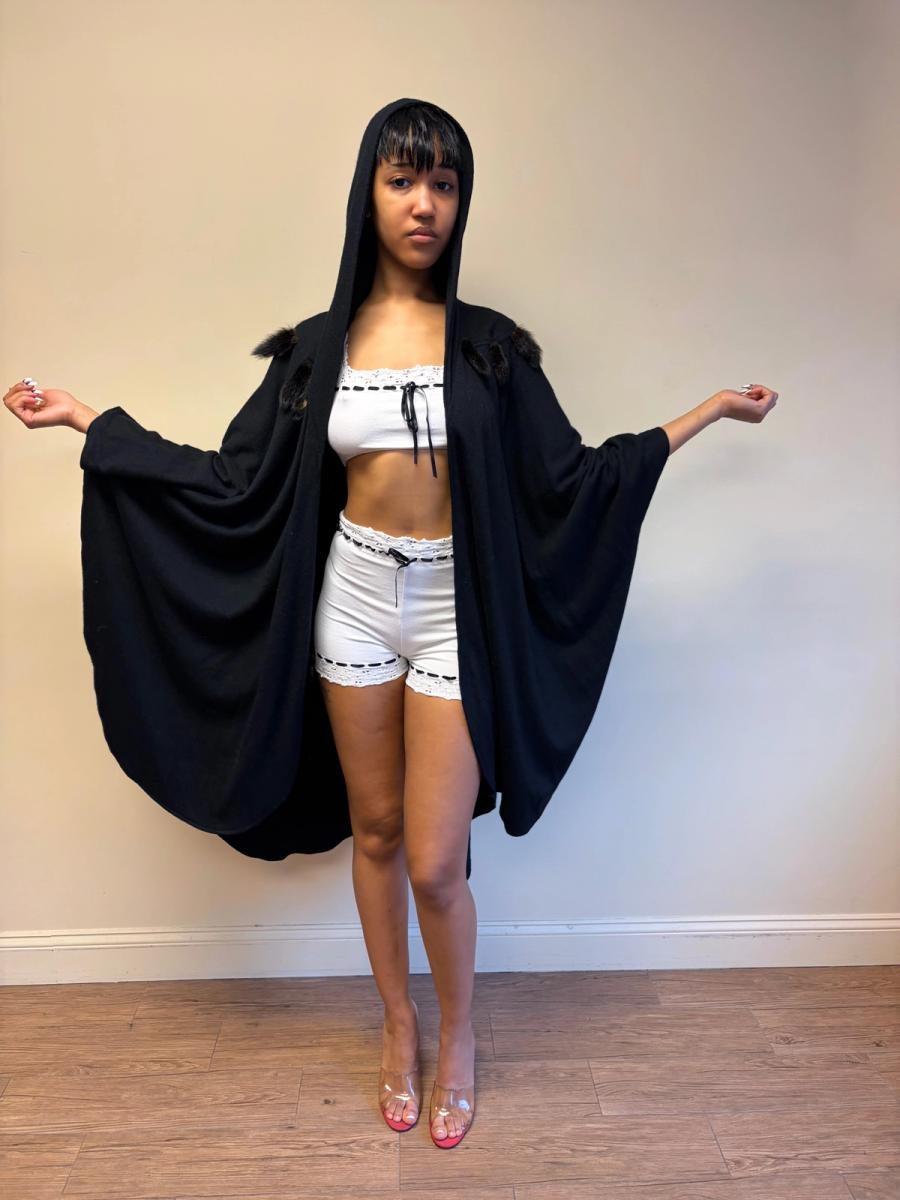 Yvan & Marzia Fur Tail Cape product image