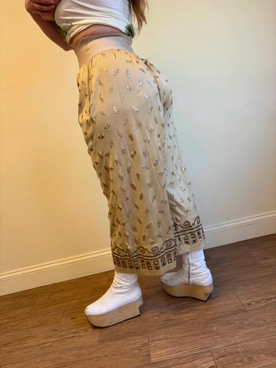 1980s Gaultier Gold Foiled Pants  product image