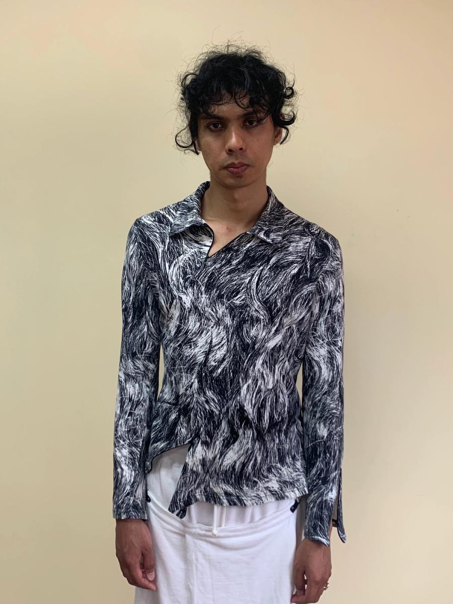 90s Anglomania Hair Print Shirt product image