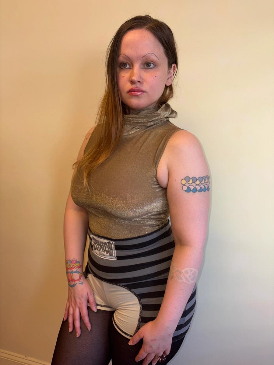 Moschino 90s Dramatic Lurex Turtleneck product image