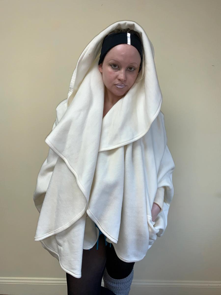 Norma Kamali 1980s Fleece Cocoon Coat product image