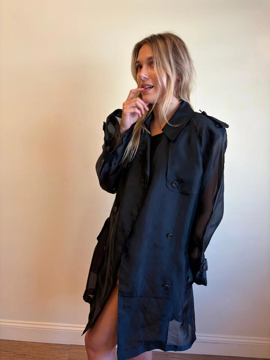 80s Junior Gaultier Sheer Trench product image