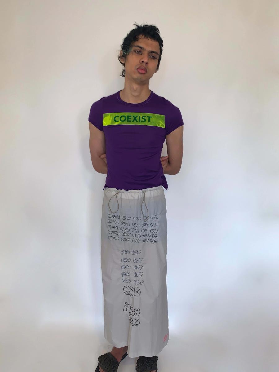 Bernhard Willhelm "Choose From the Hottest Bad Boy" Skirt product image