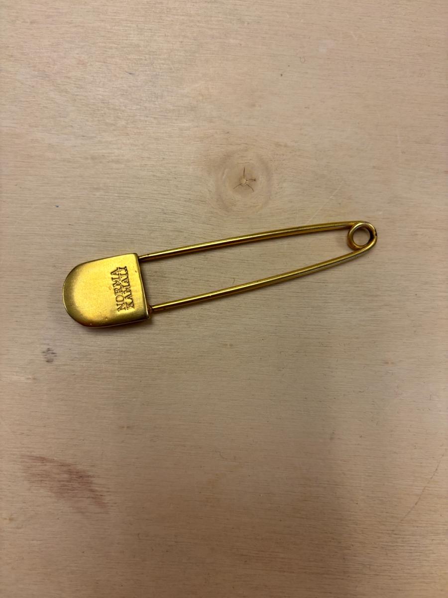 Vintage Norma Kamali Oversized Safety Pin product image