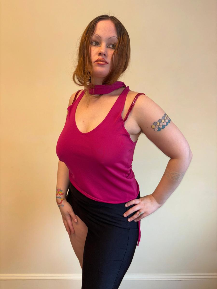 Lolita Lempicka Pink Scarf Tanktop product image