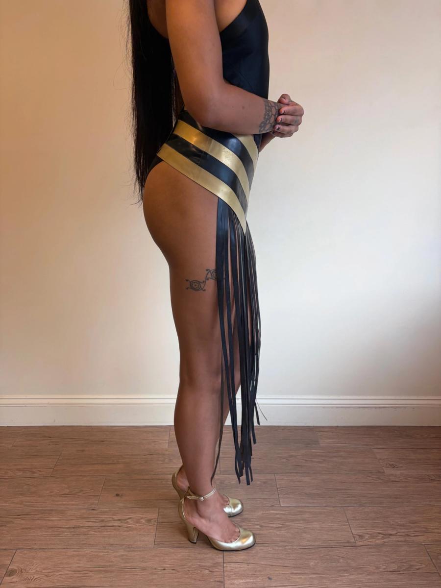 Latex Fringe Skirt product image