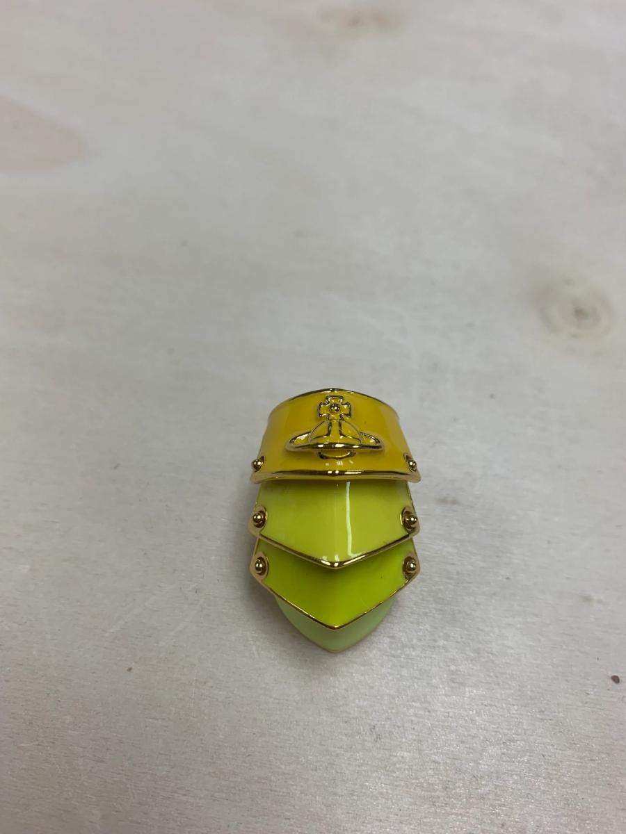 Vivienne Westwood Yellow Gradient Enamel Armor Ring product image