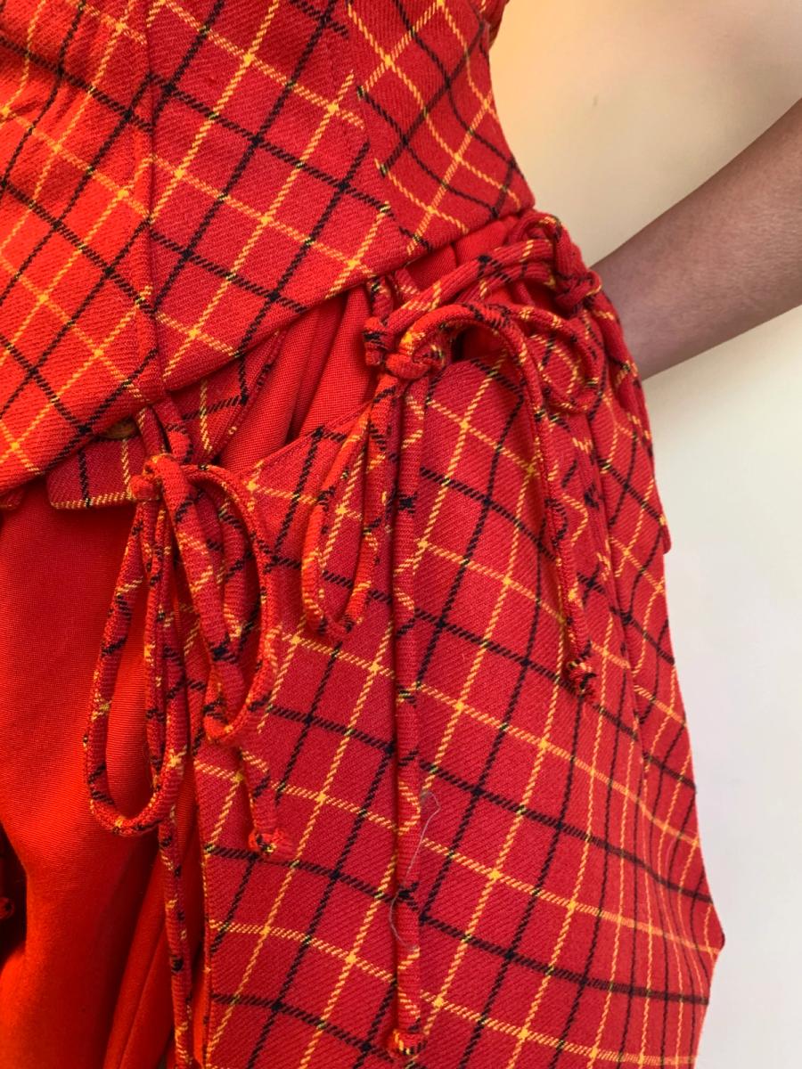 1996 Vivienne Westwood 'Vive la Cocotte' Tartan Waist Corset product image
