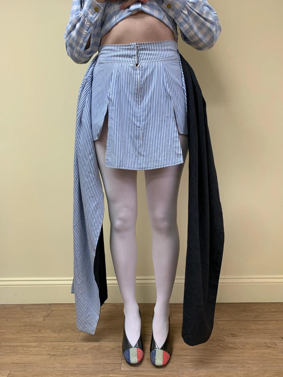 20471120 Miniskirt with Draping Sash Detail product image