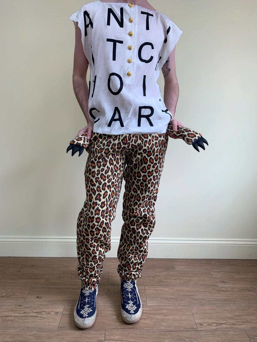 Jeremy Scott x Adidas Leopard Sweats With Figural Paws product image