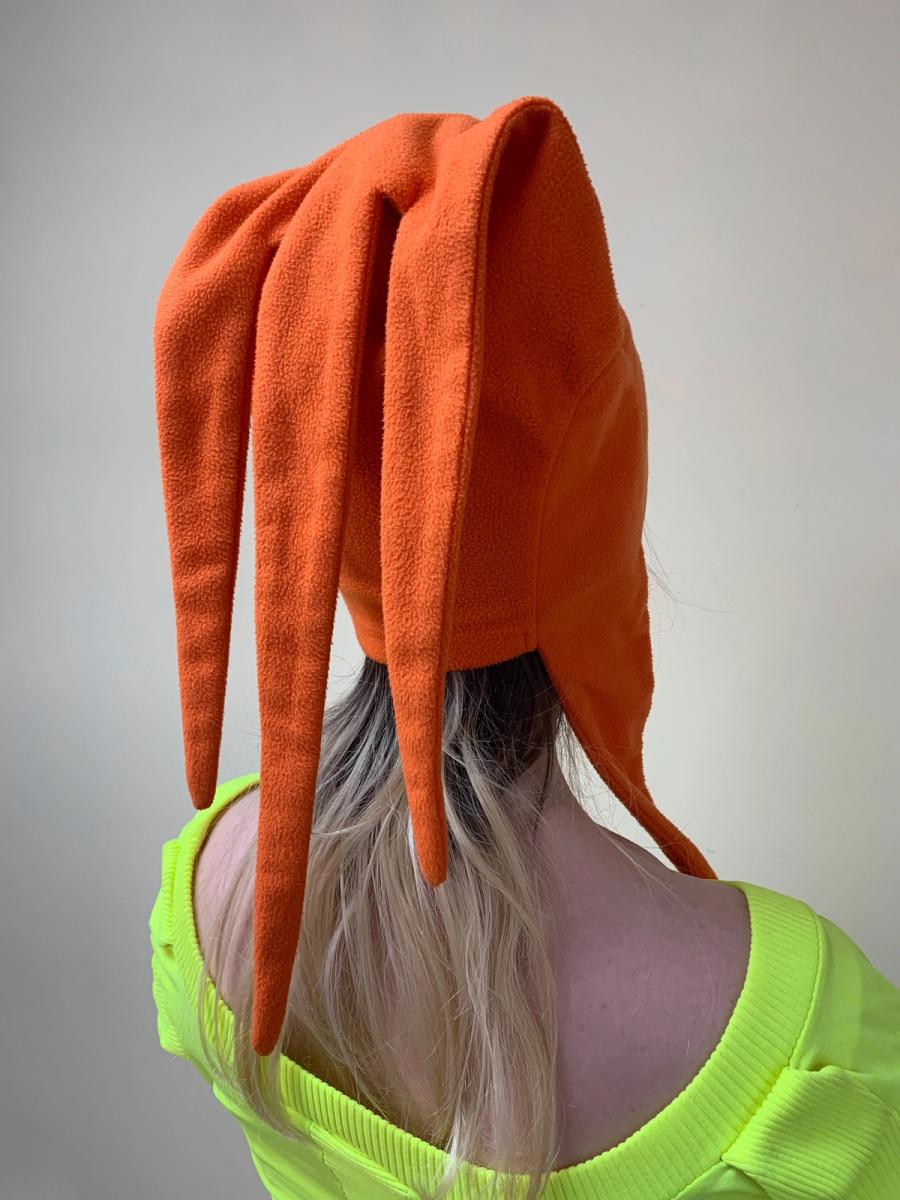 Fötus Orange Fleece Spike Hat product image