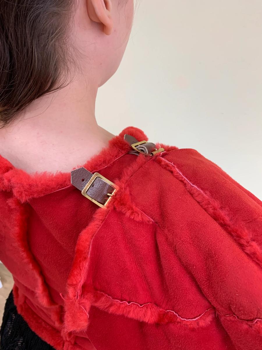 Vivienne Westwood A/W 1988 "Time Machine" Shearling Armour Jacket product image