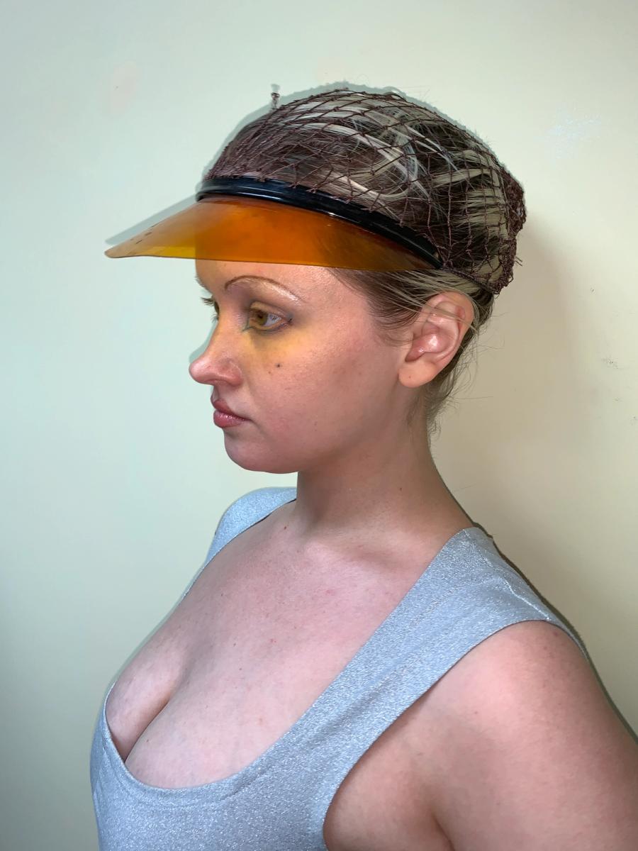 60s Hairnet Visor product image