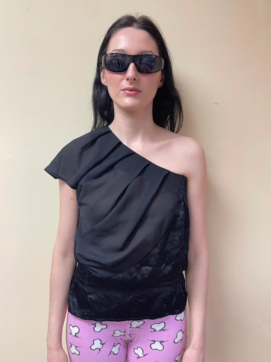 Beauty: beast Asymmetrical Pleated Top product image