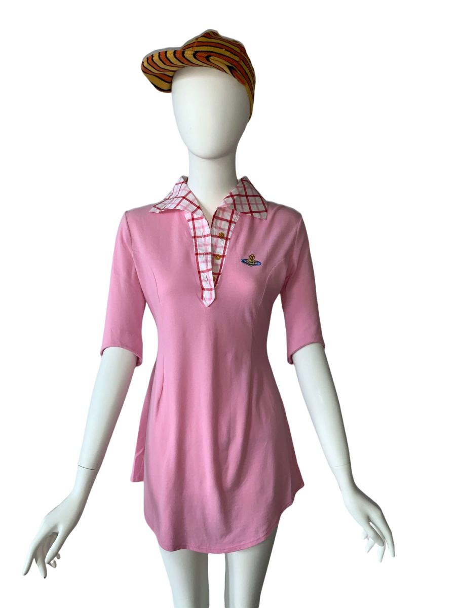 90s Vivienne Westwood Pink Polo Dress product image