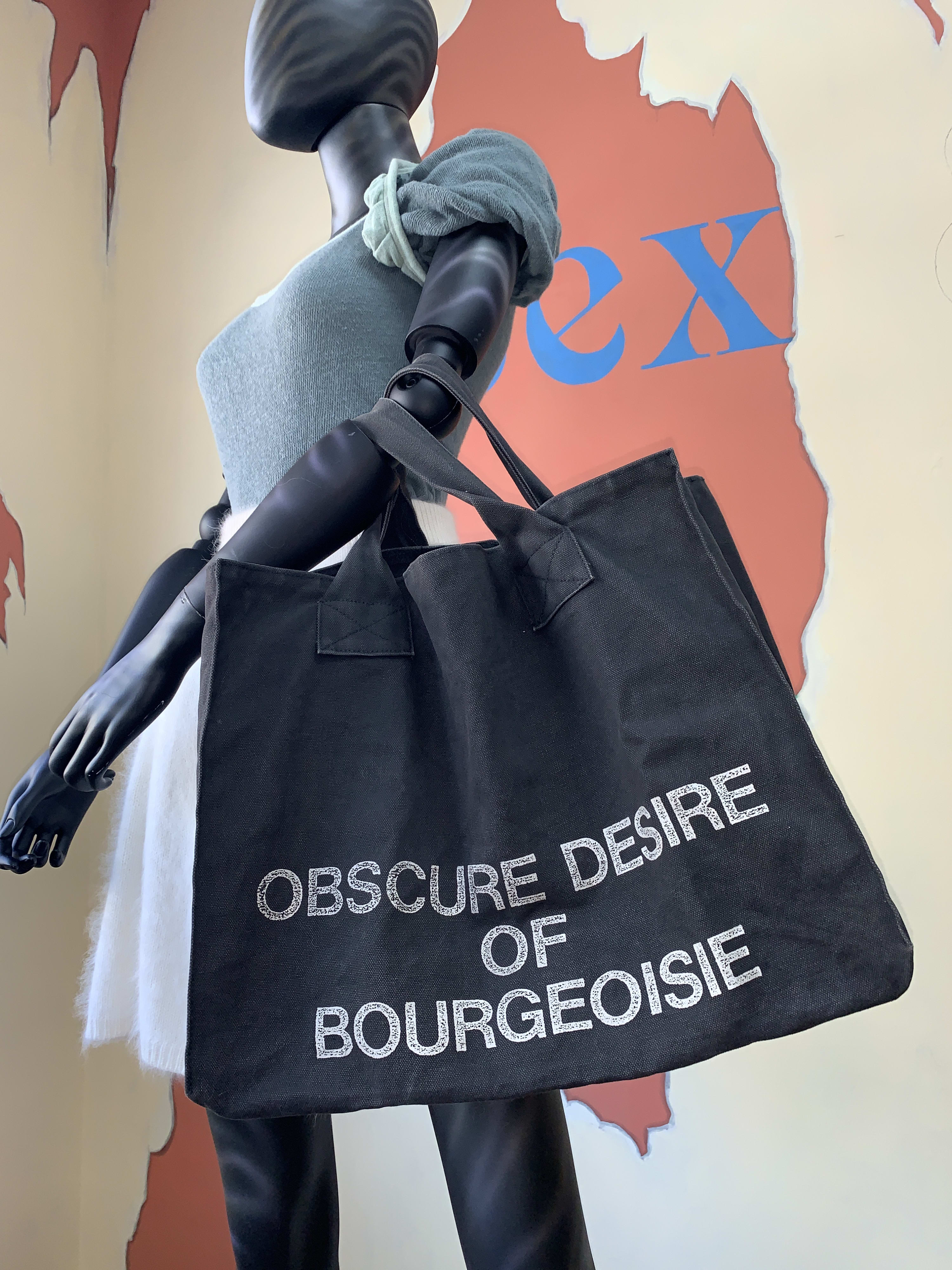 Obscure Desire of Bourgeoisie Oversized Shopping Tote Bag