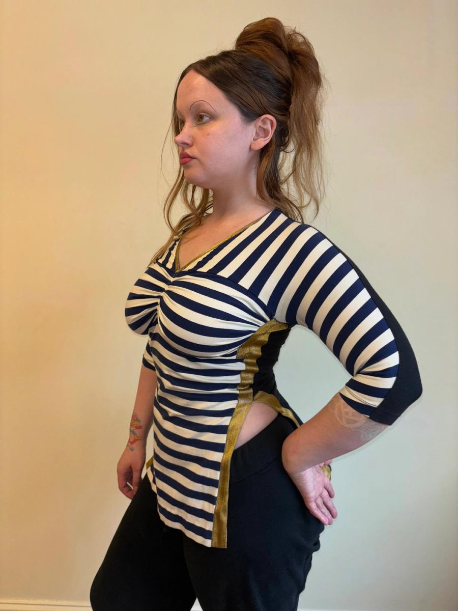1980s Jean- Paul Gaultier Maille Striped Top  product image