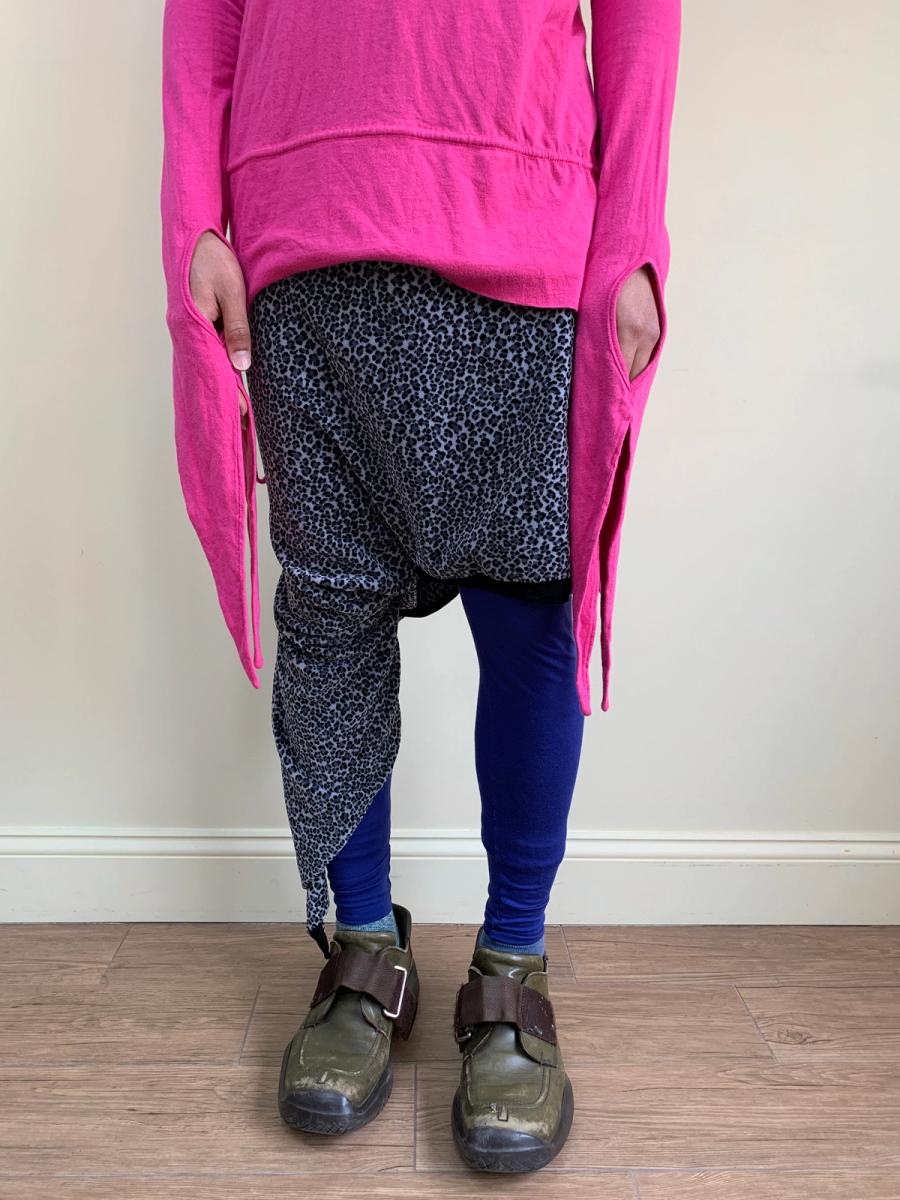 Bernhard Willhelm Early Leopard Velour Skirt/Pants product image