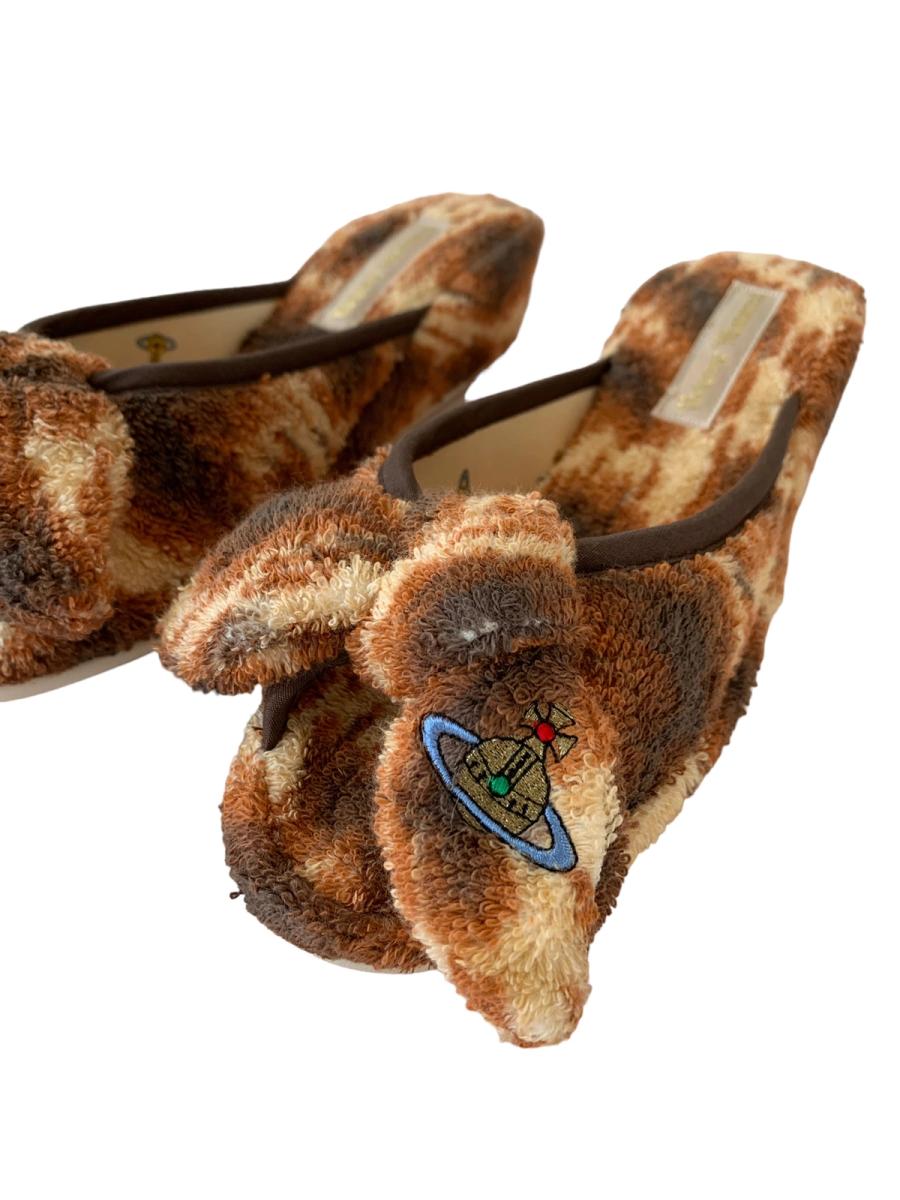 Vivienne Westwood Leopard Terrycloth Slippers product image
