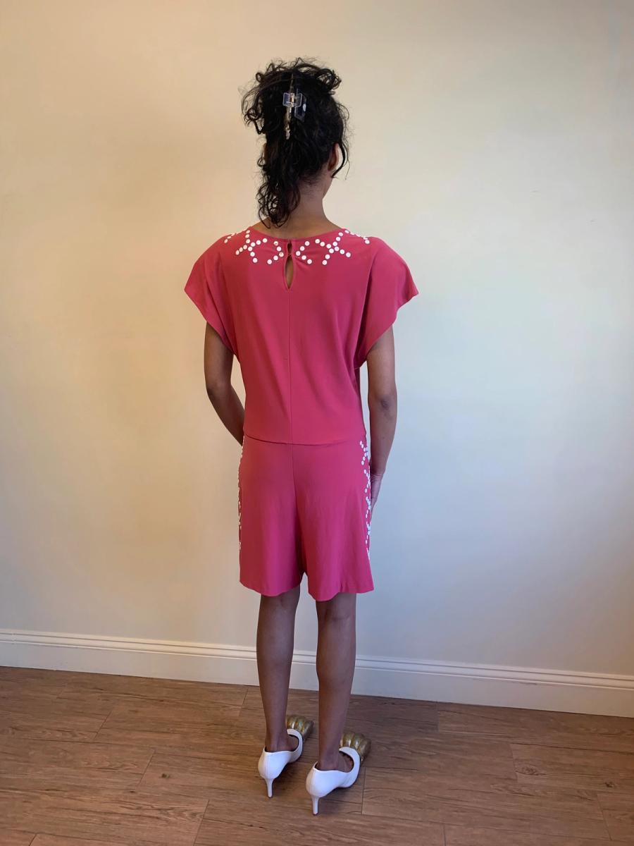 Norma Kamali OMO Studded Romper product image