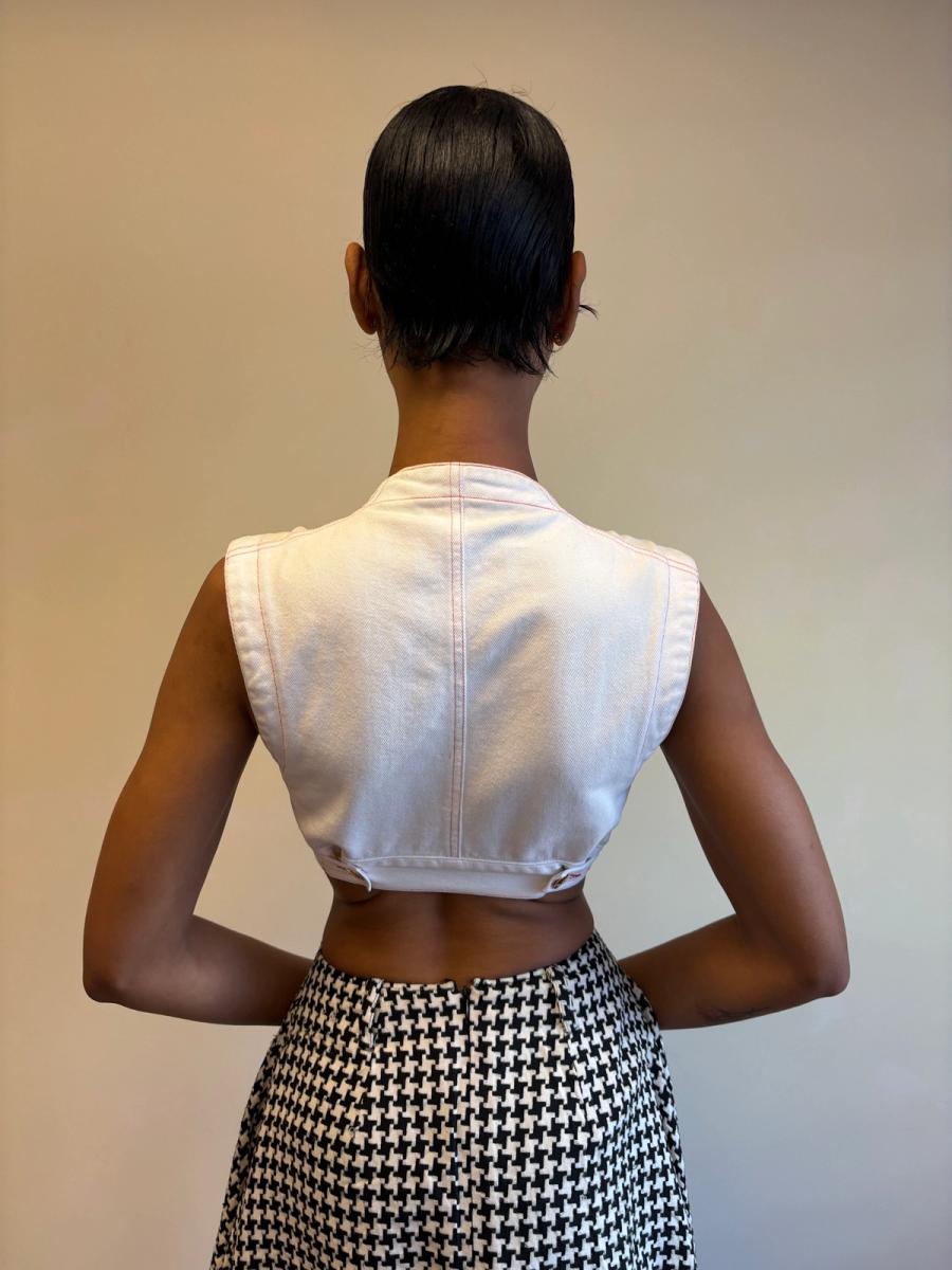 90s Vivienne Westwood Denim Mini- Corset product image