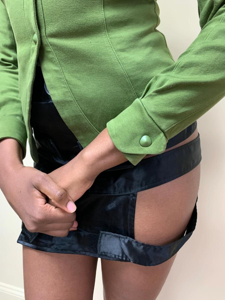 Thierry Mugler Green Cotton Blazer product image