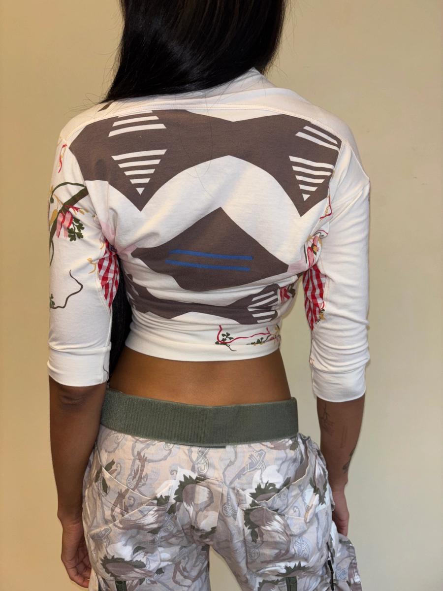 Vivienne Westwood Anglomania Floral Savages Twisted Top product image
