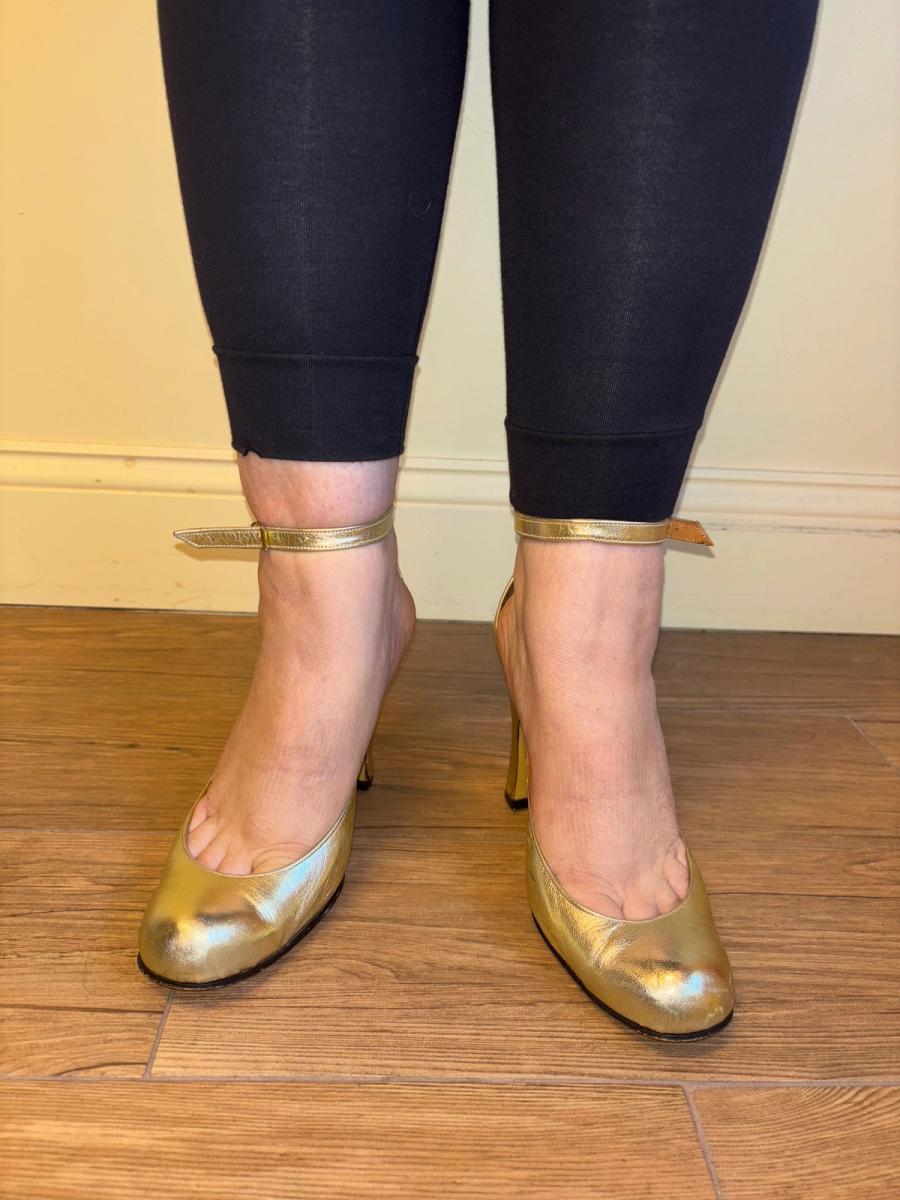 1980s Vivienne Westwood Gold Tart Pumps product image