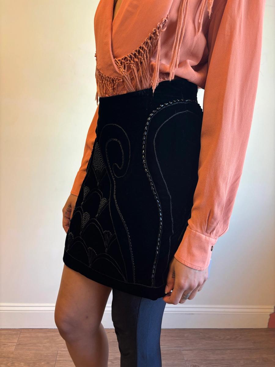1980s Krizia Ornamental Skirt product image