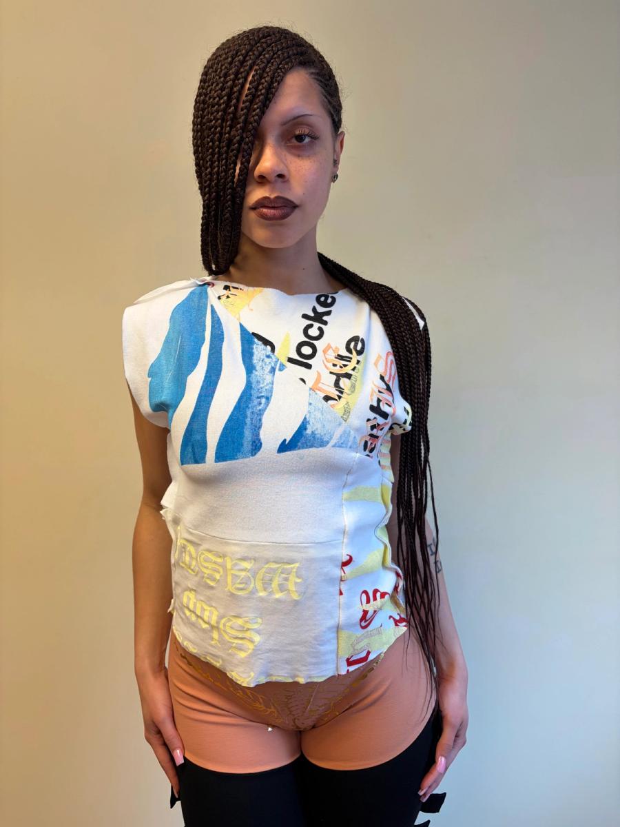 Enfer Rainbow Zebra Top  product image