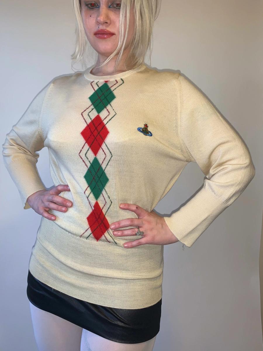 Vivienne Westwood 1989 Pagan Argyle Knit product image