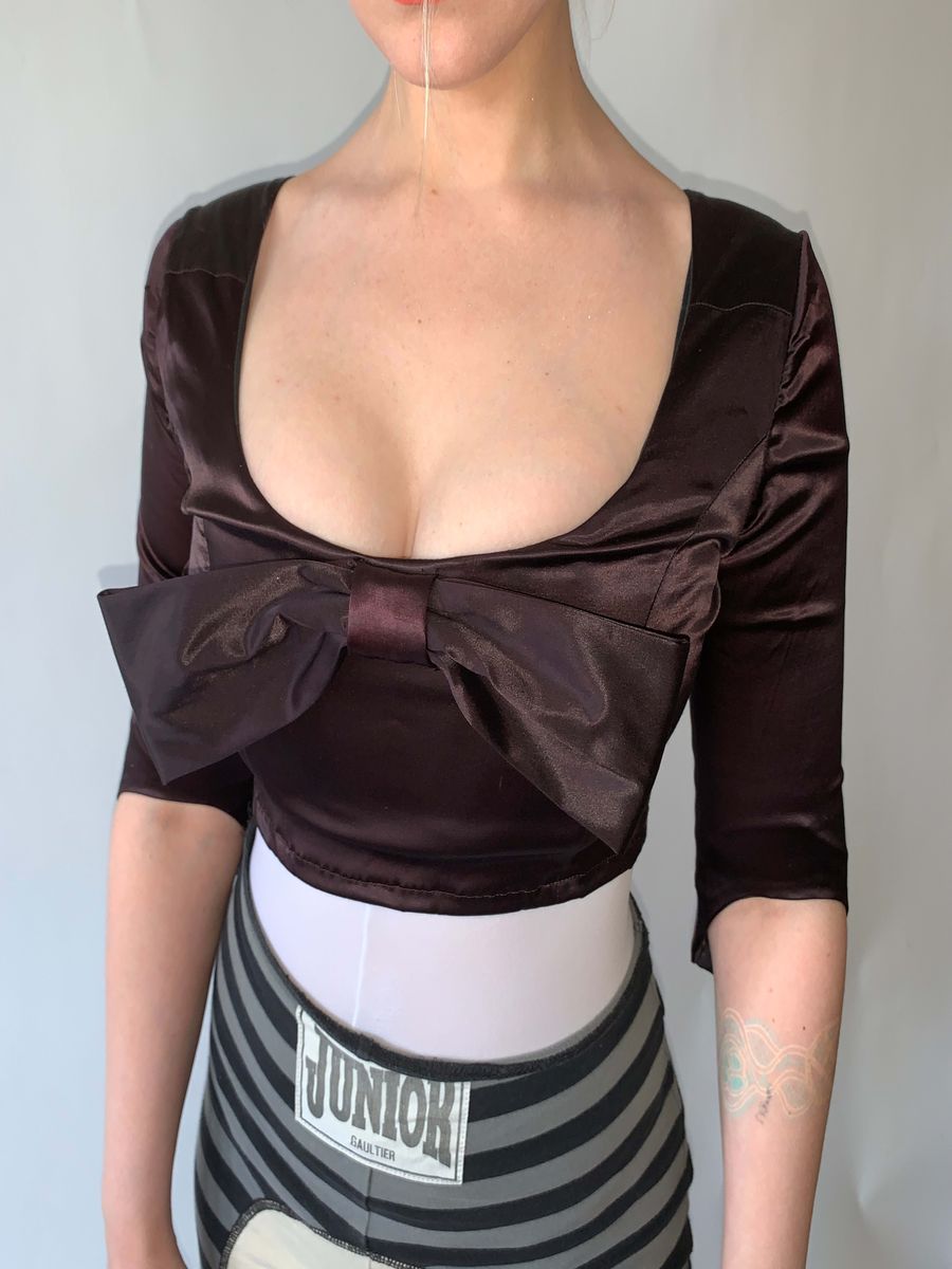 Cafe Society Vivienne Westwood Satin Bow Mini Corset product image