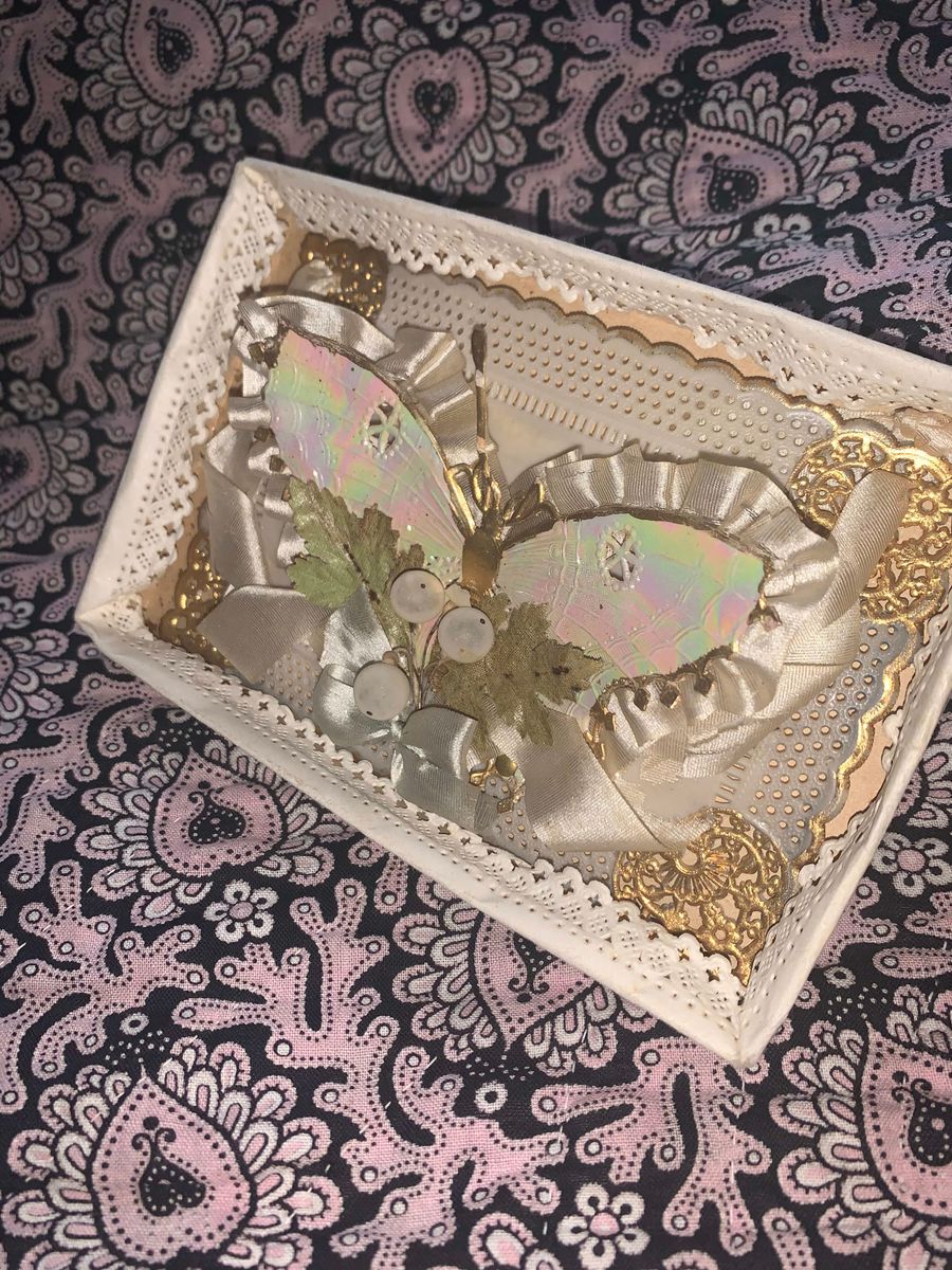 Antique French Shadowbox Postcard product image