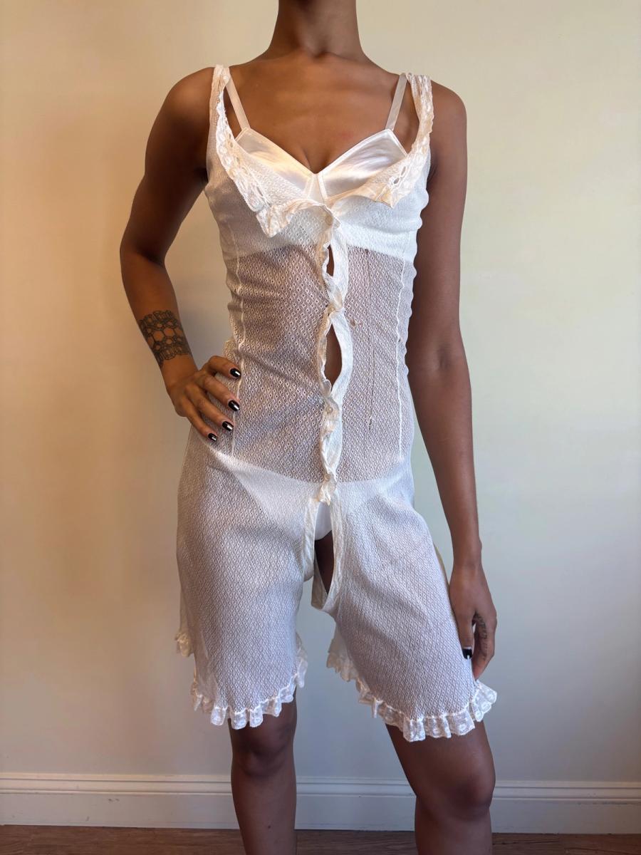 Edwardian Lace Mesh Combination Suit product image
