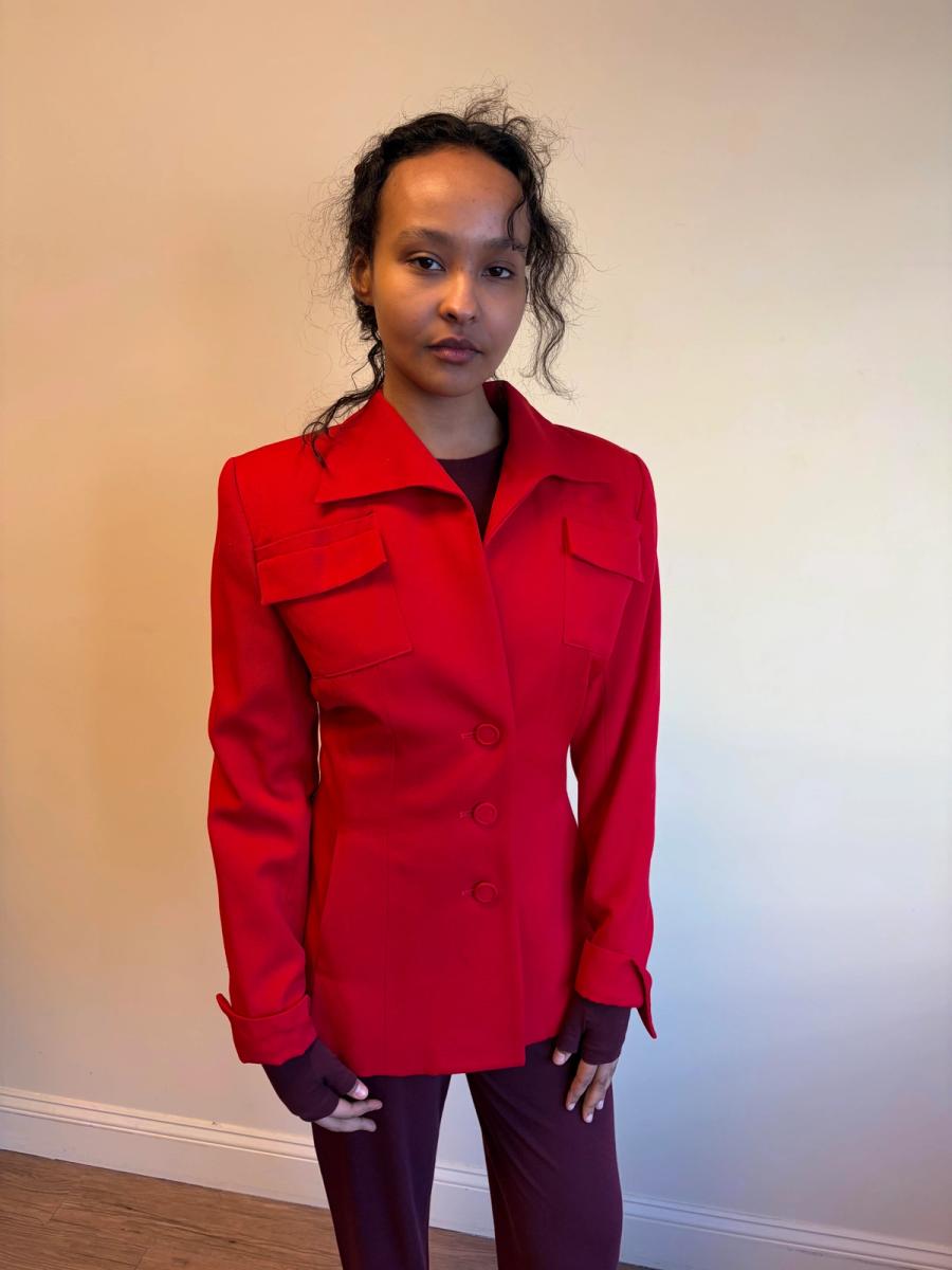 80s does 40s Norma Kamali Blazer product image