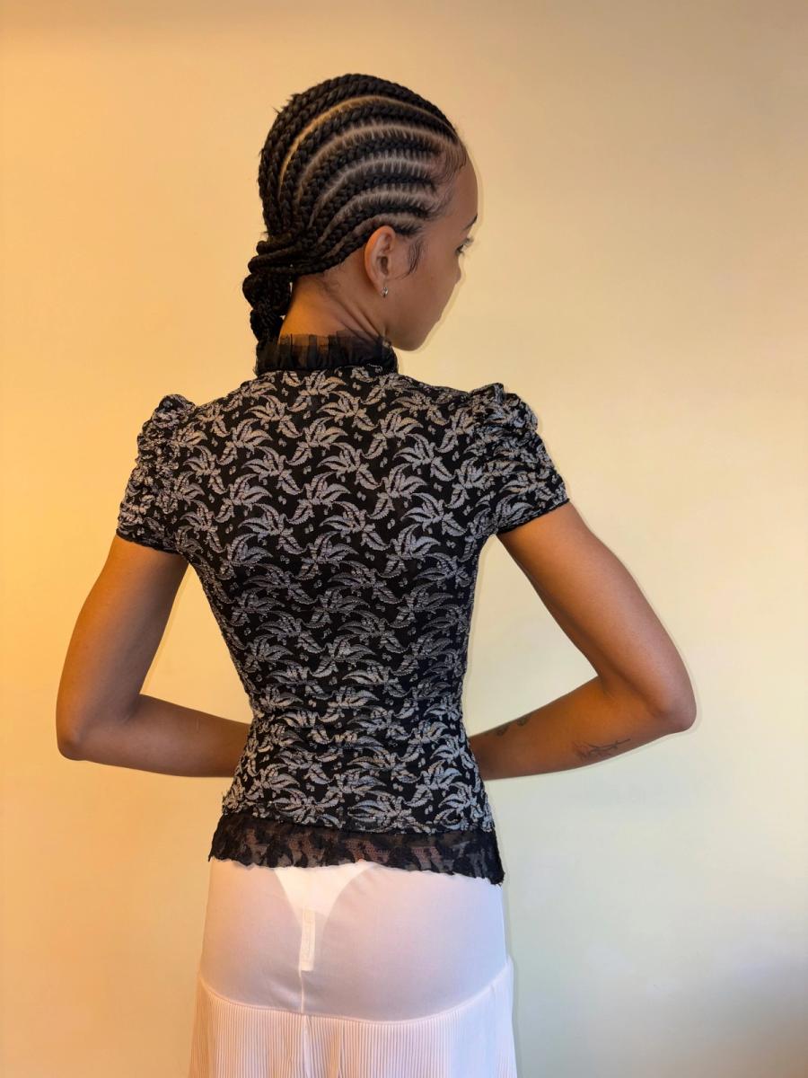 90s Vivienne Westwood Lace Stretch Top product image