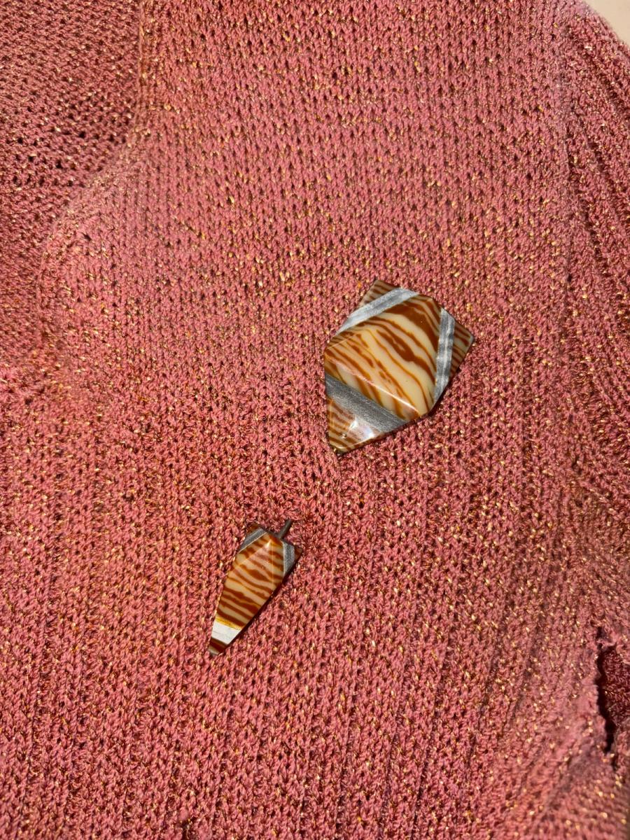 20s Tiger Celluloid Stick Pin product image