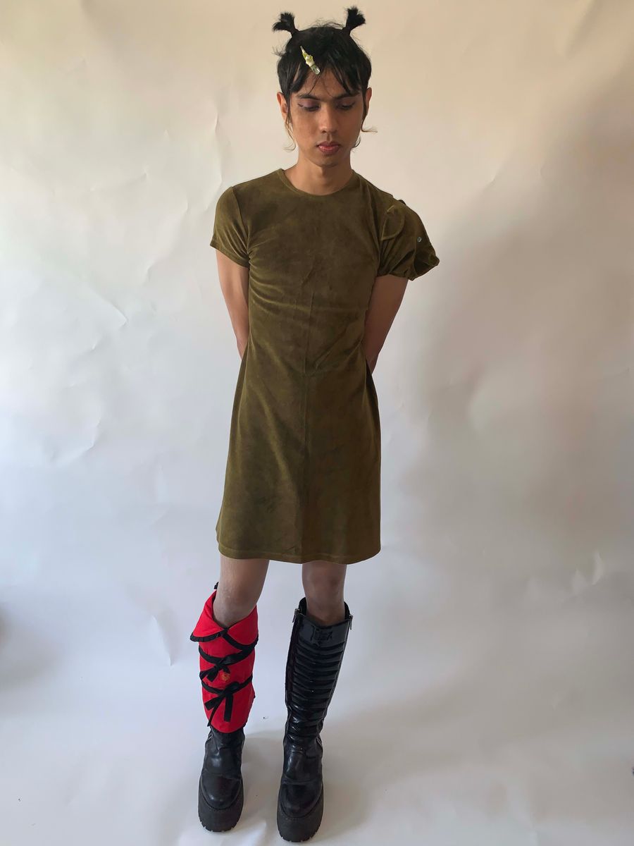 Castelbajac Teddy Bear Sleeve Minidress product image